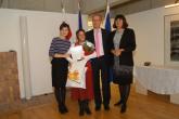 Předávání cen v Tbilisi - medailistka Ioanna Tsulaja