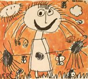 IBKA Lidice 36: Mertlíková Veronika, 4 roky, Výtvarný kroužek Hankův dům, Dvůr Králové, Tschechische Republik