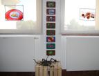 Instalace výstavy 42. MDVV Lidice 2014 v Lidické galerii