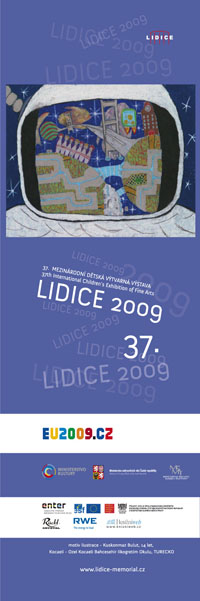 Pozvánka na vernisáž 37. ročníku Mezinárodní dětské výtvarné výstavy Lidice 2009