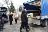 Delivery transportation of three-dimensional entries - Art school Olomouc