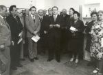 1978 - 6. MDVV - vernisáž, výstavu zahajuje ministr škoství SSR Juraj Buša
