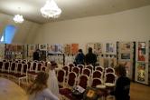 Lithuania, Vilnius, Museum of Lithuanian Theatre, music and film - selection of works from 40. edition